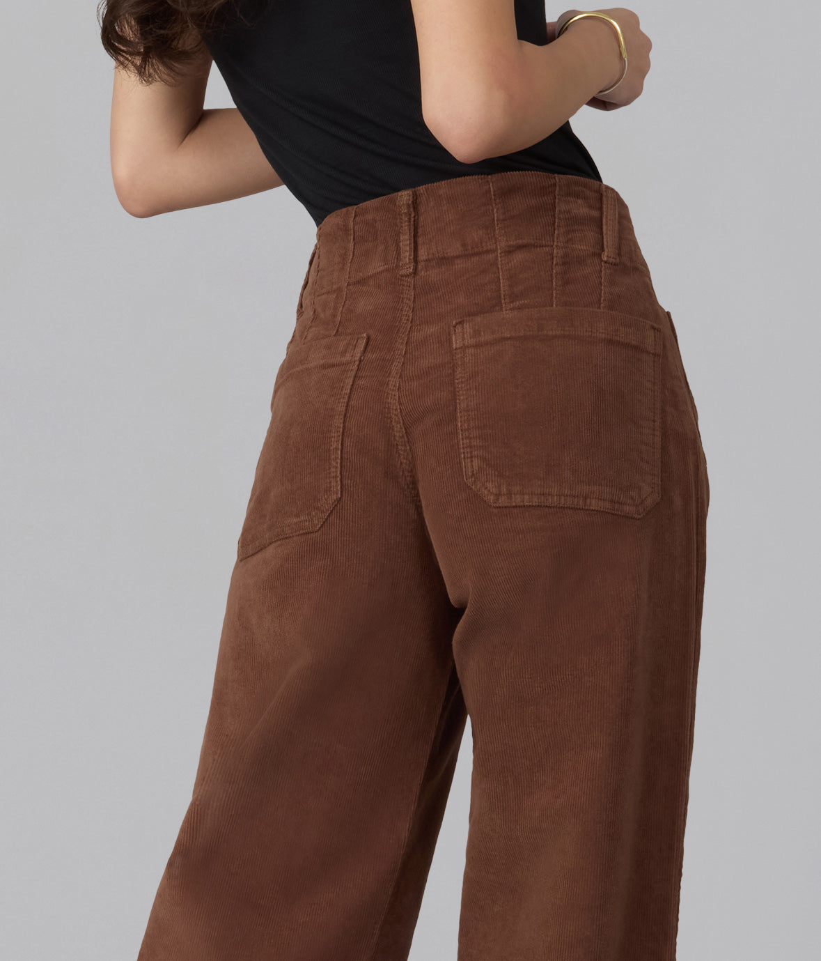 Pantalon Colette café noir par Lola Jeans