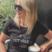 T-shirt Capputccino coupe ajustée de Callitee