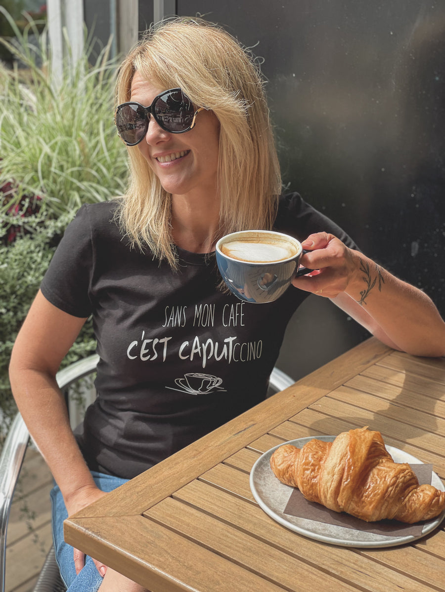 T-shirt Capputccino coupe ajustée de Callitee