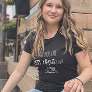 T-shirt Capputccino coupe ajustée de Callitee