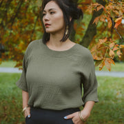 Blouse Cedrus olive de Kazak