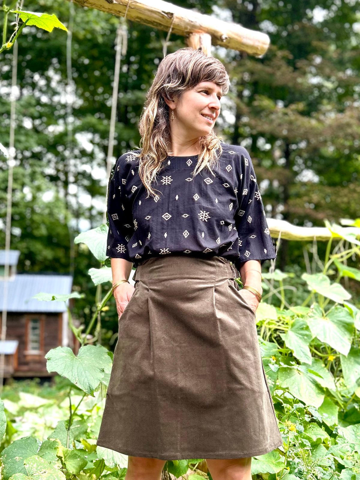 Blouse Cedrus broderie de Kazak