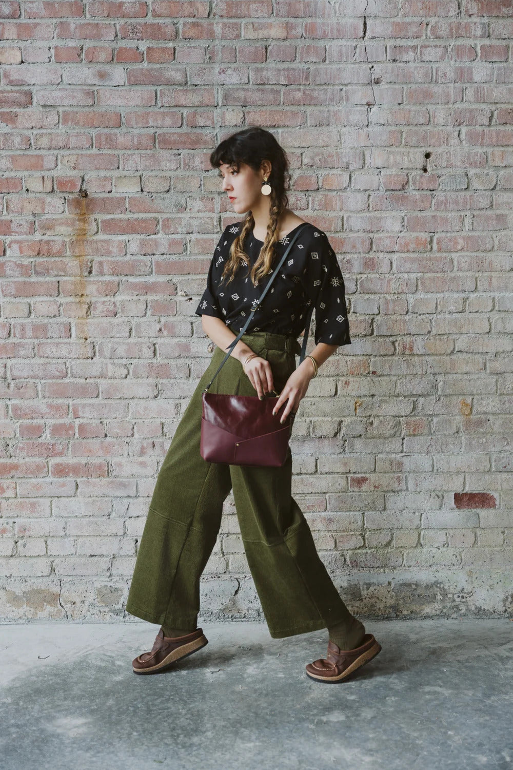 Pantalon Pimbina Corduroy Olive de Kazak