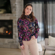 Chandail Batiscan floral de Rien ne se perd tout se crée