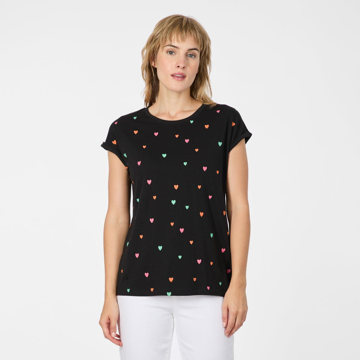 T-shirt Diona print noir de Ragwear