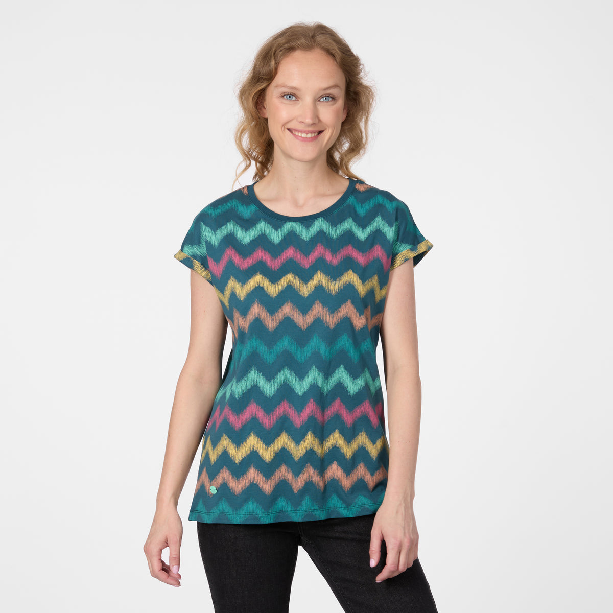 T-shirt Diona print dark multi de Ragwear
