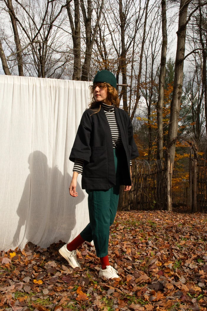 Veste Cydonia noire de Kazak