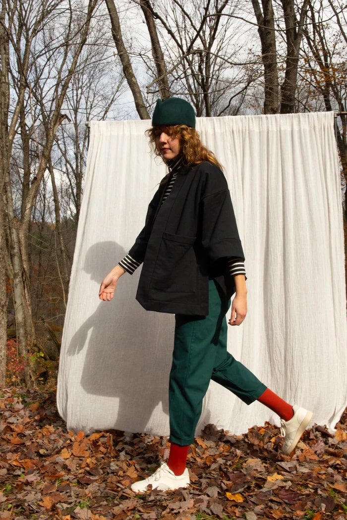 Veste Cydonia noire de Kazak