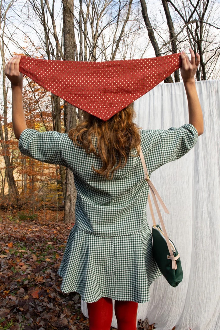 Foulard d'automne tomettes dorées de Kazak