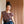 Top Sandrigo carreaux charbon et rouge de Kazak