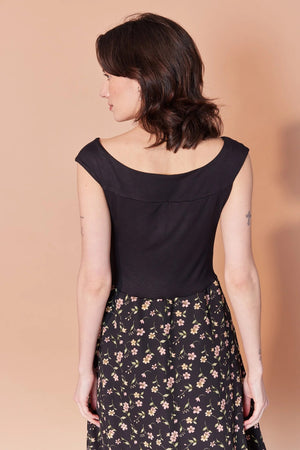 Robe Angélique noire  par Cherry Bobin