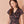 Robe Éléonore fleuri rouge fond noir par Cherry Bobin