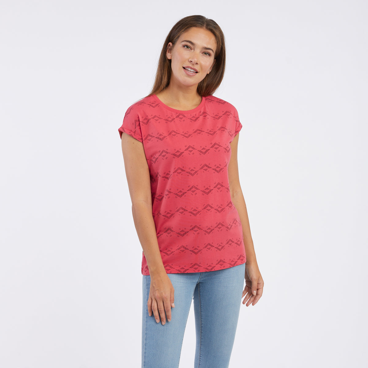 T-shirt Diona print rasberry de Ragwear