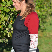 Chandail raglan rouge de APRT