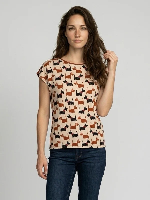 T-shirt Arty rouille de Kollontaï