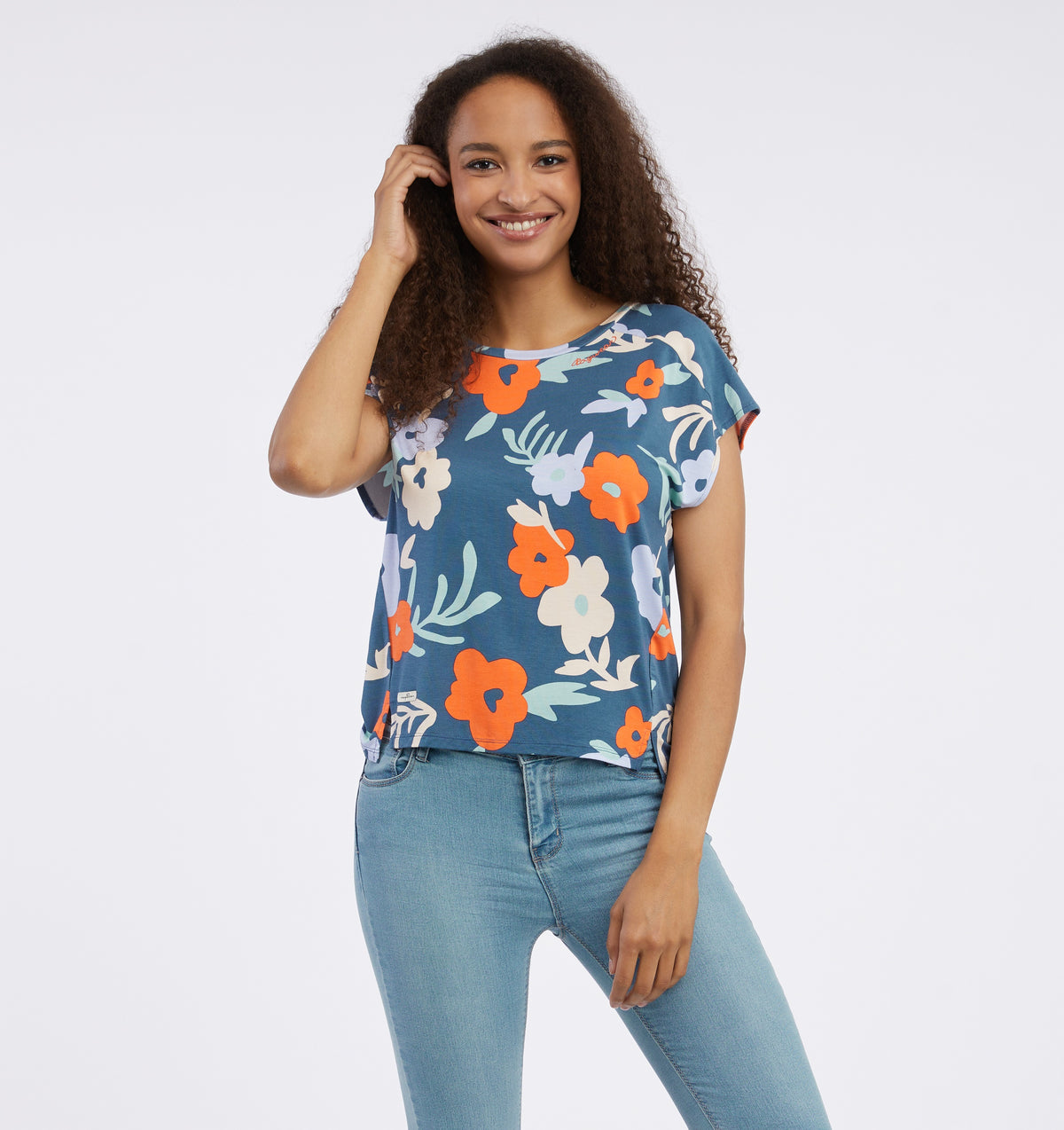 T-shirt Grateen print petrol de Ragwear