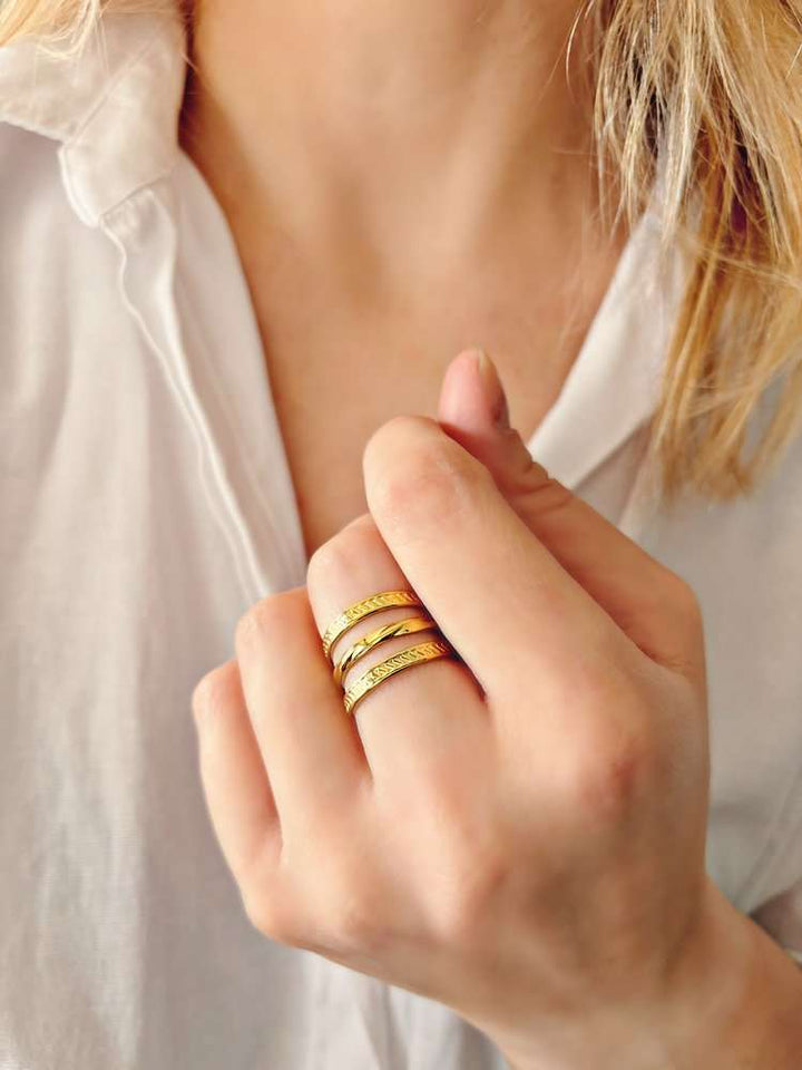 Bague Gracia dorée de Tokade