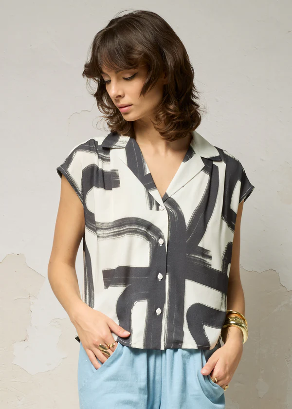 Chemise Hemera black shodo de Cokluch