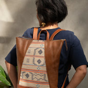 Sac Hobart orange et caramel de Kazak