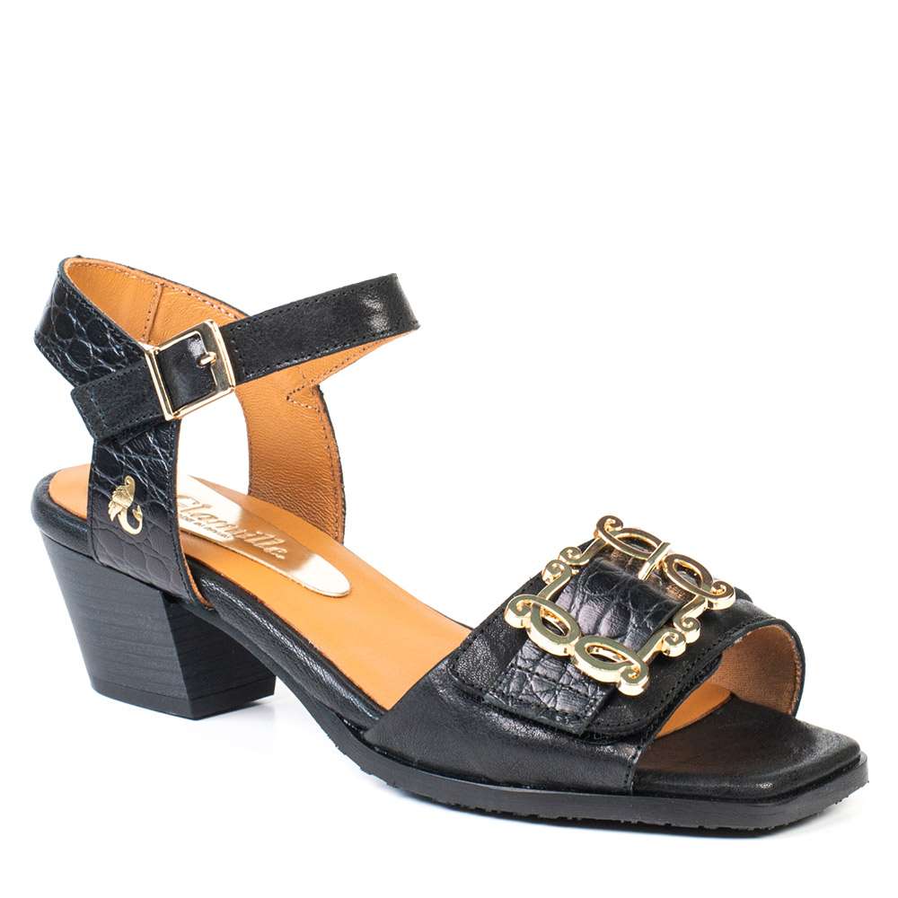 Sandales Heidi noir par Glamille