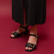 Sandales Heidi noir par Glamille