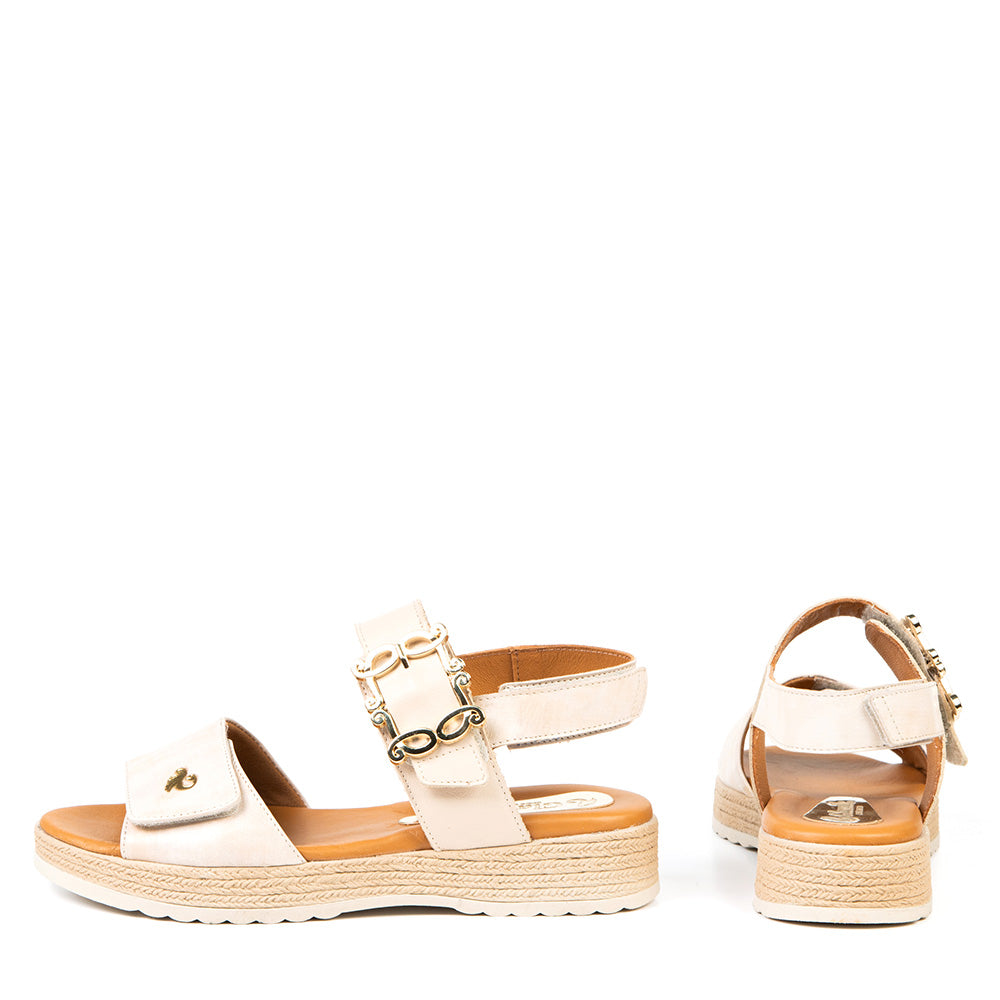 Sandale Jennifer beige par Glamille