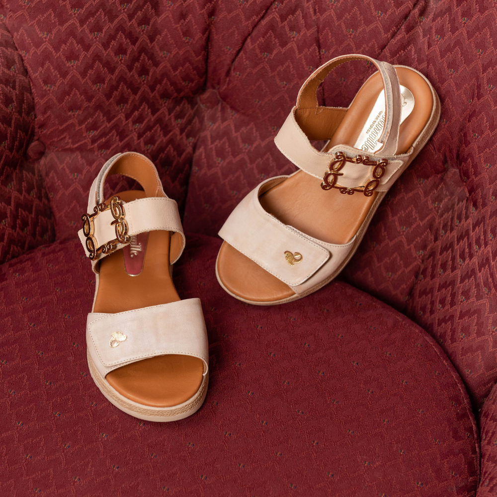 Sandale Jennifer beige par Glamille