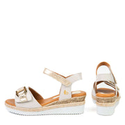 Sandale Gloria nacre par Glamille