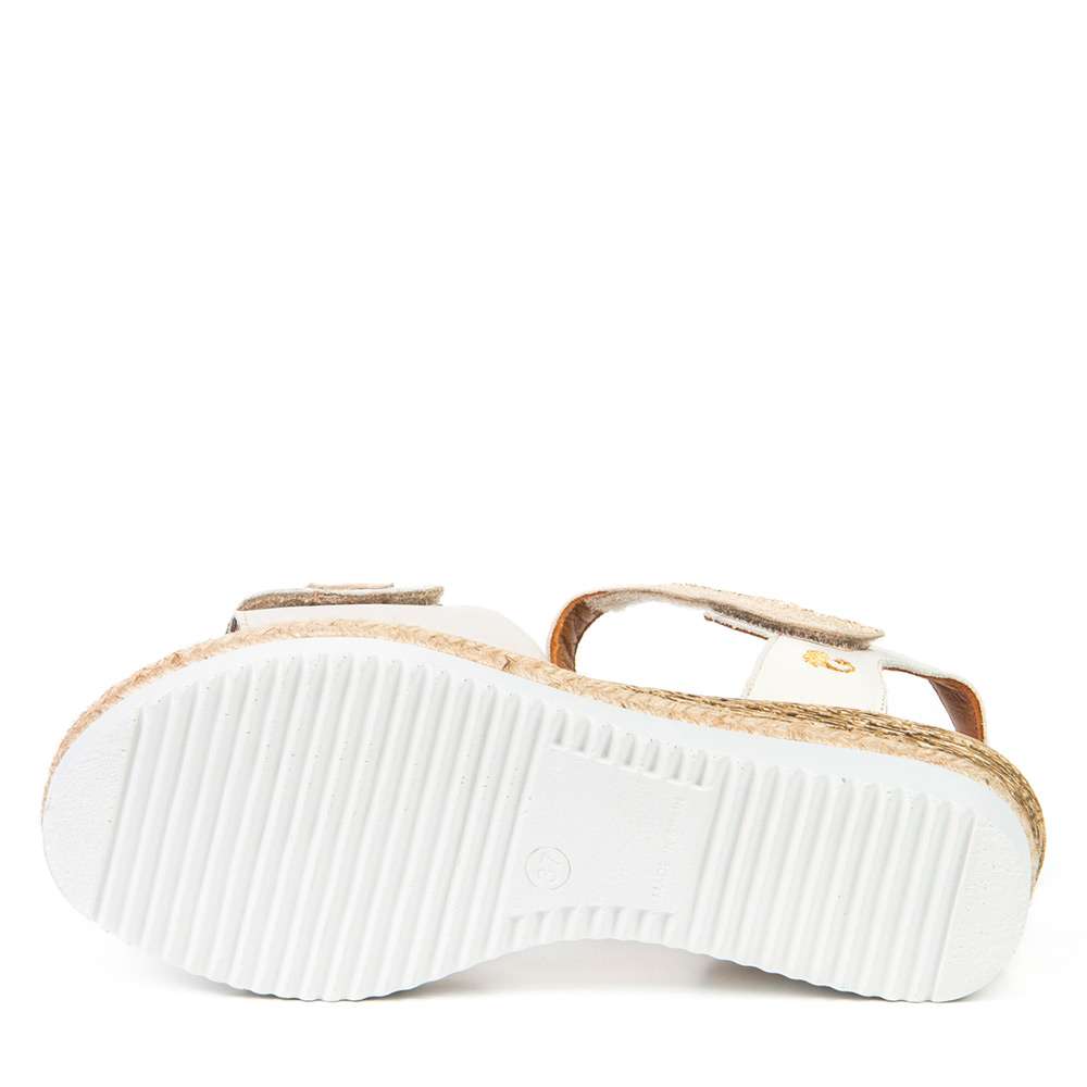 Sandale Gloria nacre par Glamille