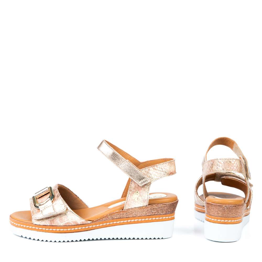 Sandale Gloria rose nude par Glamille