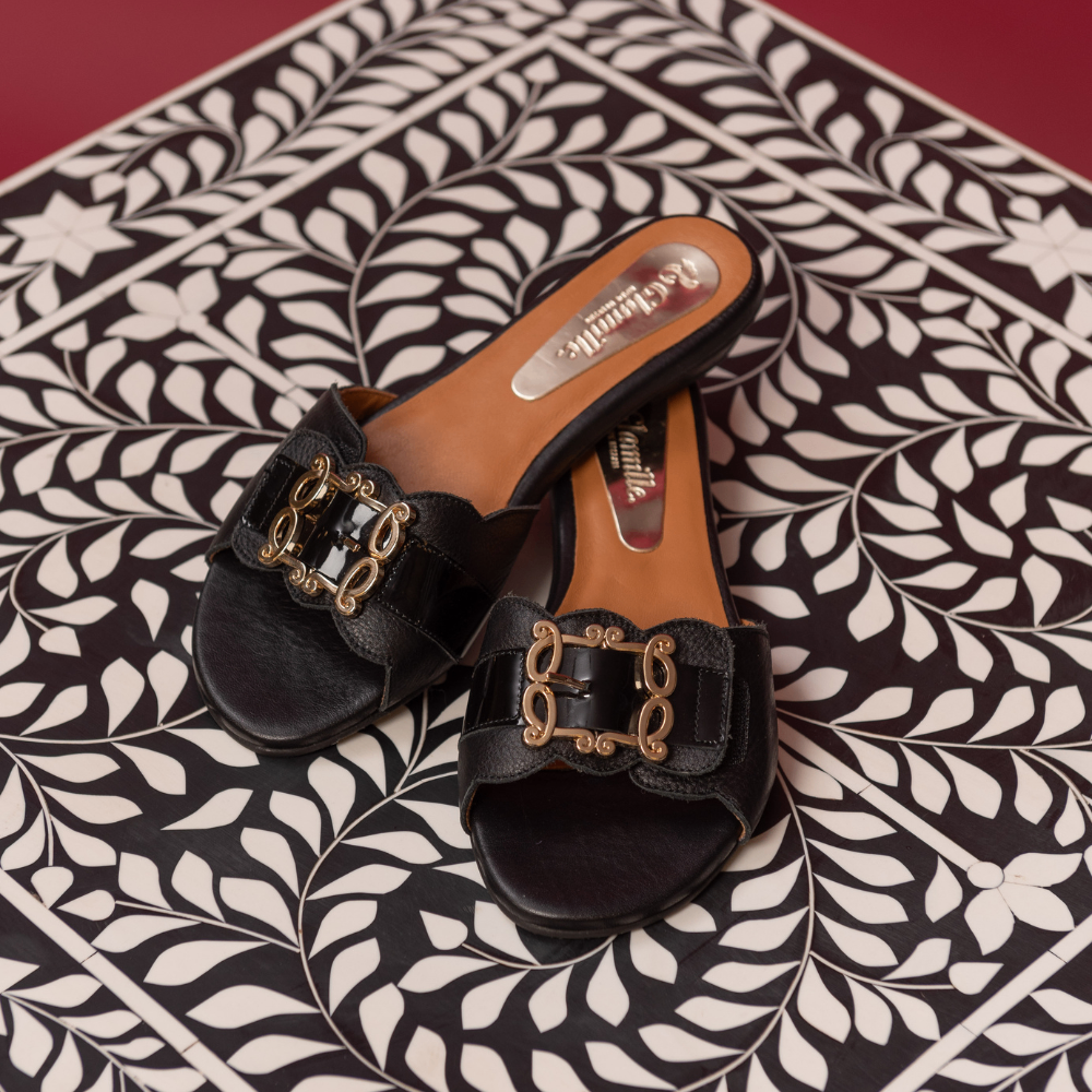 Sandale Nikki noir par Glamille
