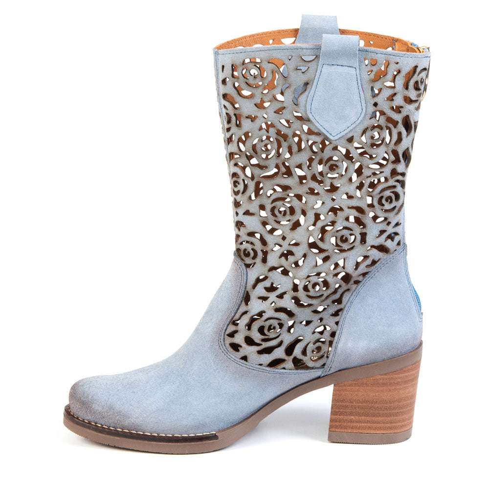 Botte Shania bleu azure par Glamille
