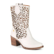 Botte Shania blanc cassé par Glamille