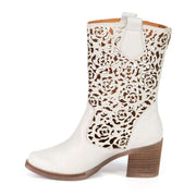 Botte Shania blanc cassé par Glamille