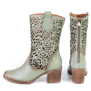 Botte Shania vert edera par Glamille