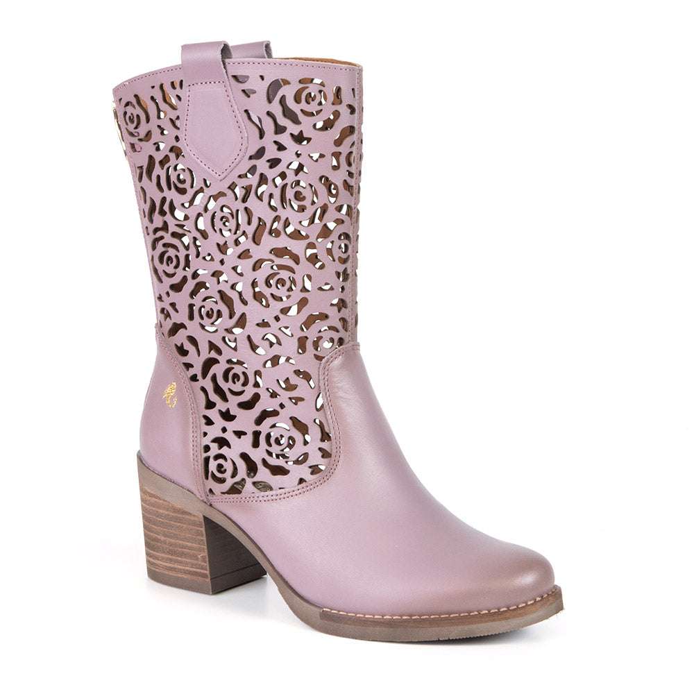 Botte Shania rose par Glamille