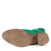Botte Shania vert verde par Glamille