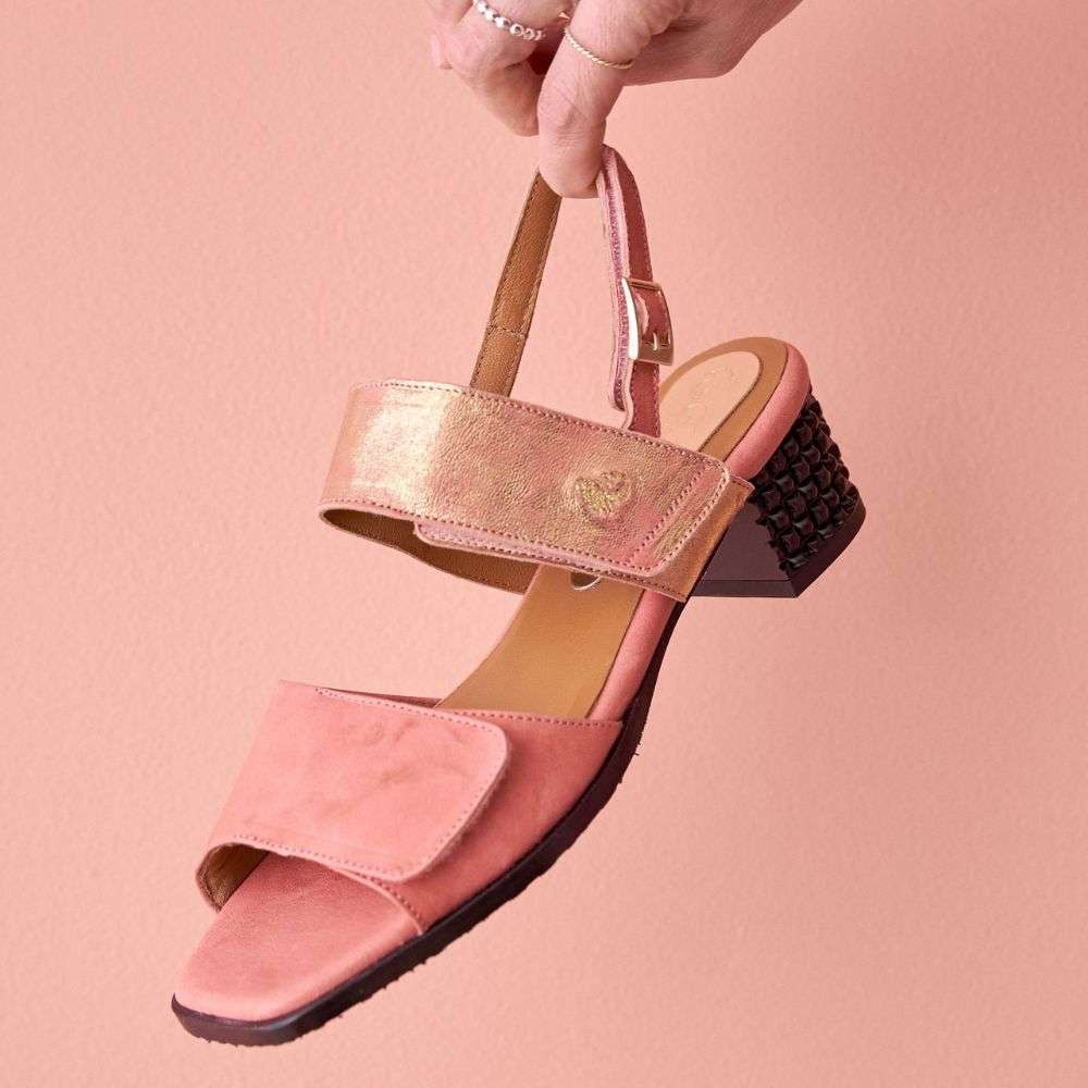 Sandale Céline rose lantana par Glamille