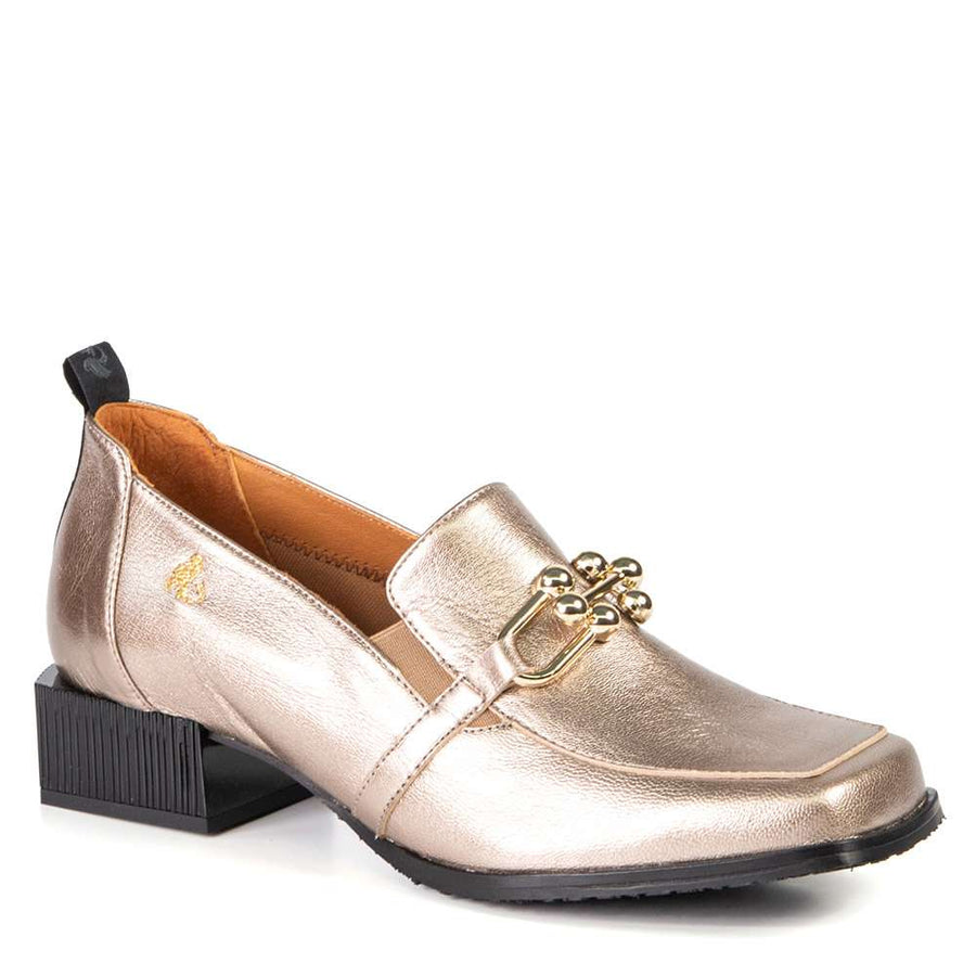 Soulier Ingrid métallique par Glamille