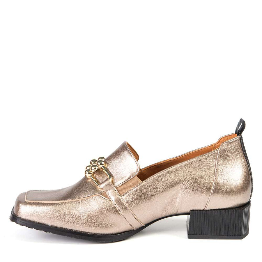Soulier Ingrid métallique par Glamille