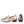 Soulier Ingrid métallique par Glamille