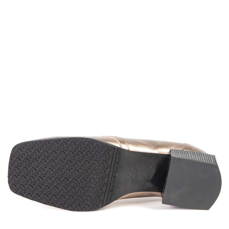 Soulier Ingrid métallique par Glamille