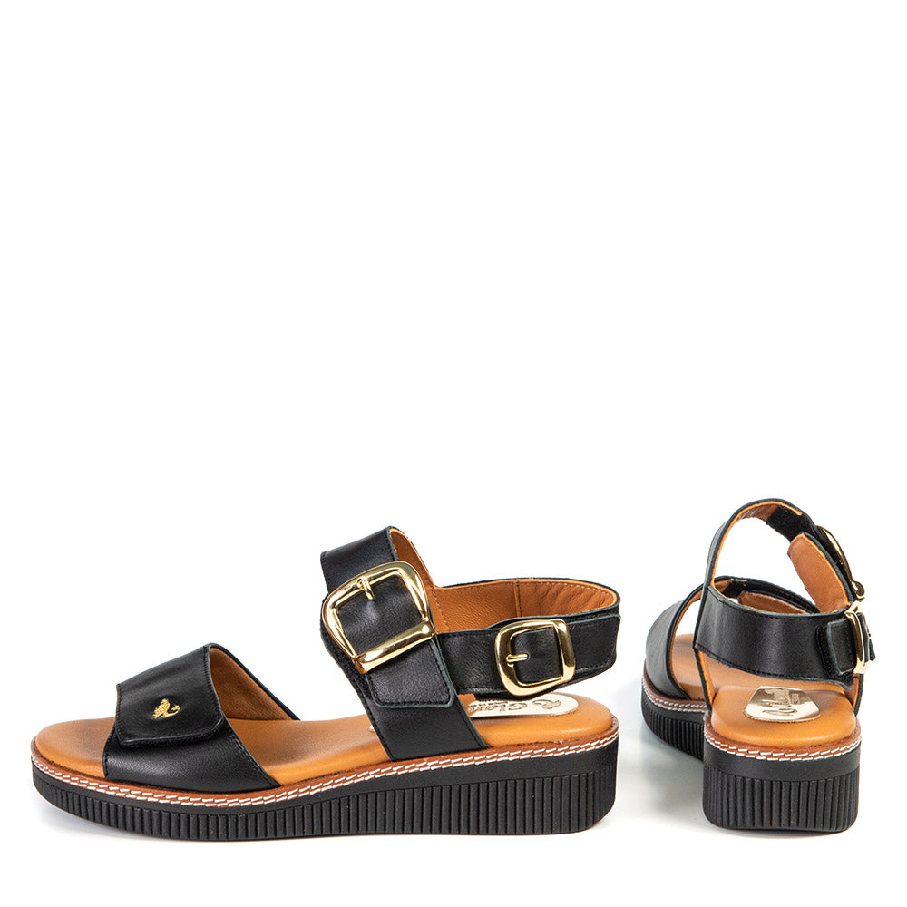 Sandales Jane noire par Glamille