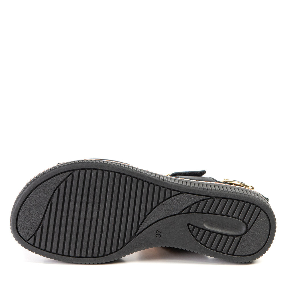 Sandales Jane noire par Glamille