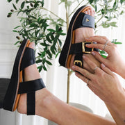 Sandales Jane noire par Glamille