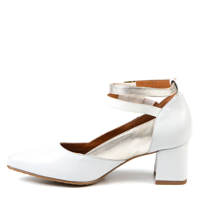 Talons chic Florence blanc par Glamille