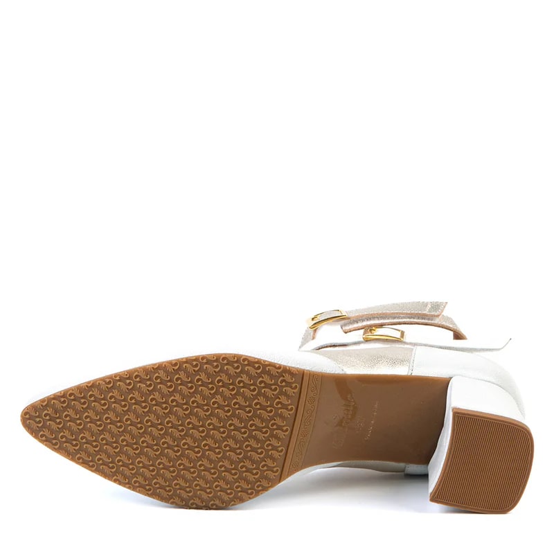 Talons chic Florence blanc pearl par Glamille