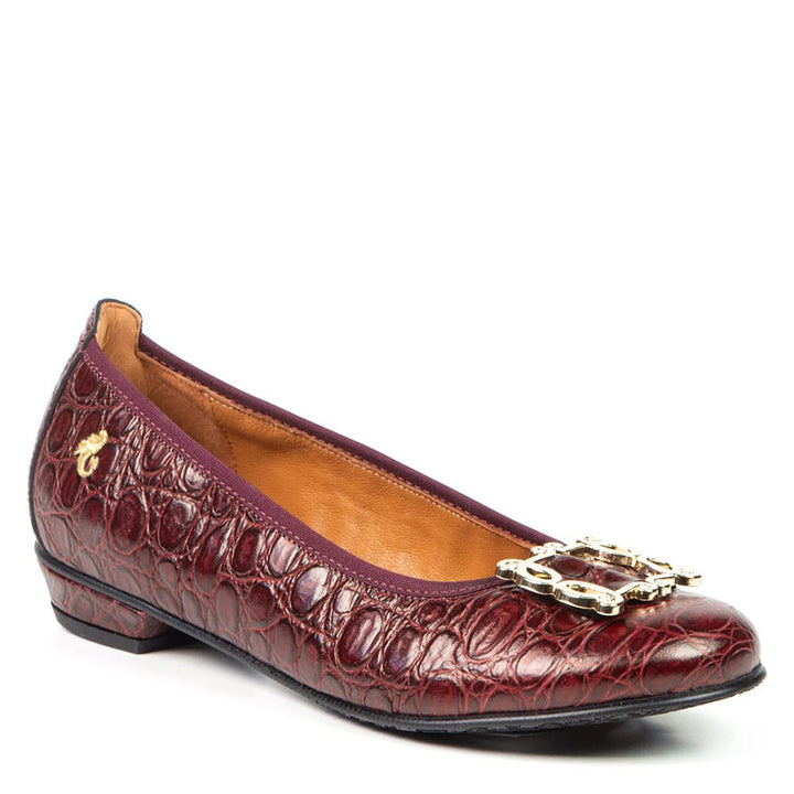 Ballerines Karen bourgogne par Glamille