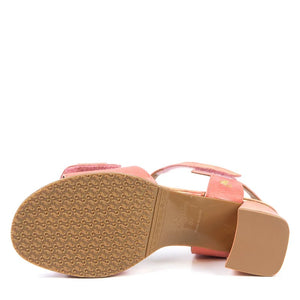 Sandale Helena rose par Glamille