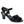 Sandale Tiffany noir verni par Glamille
